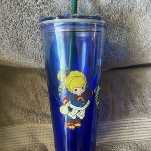 Blue Tumbler with Cartoon Character
